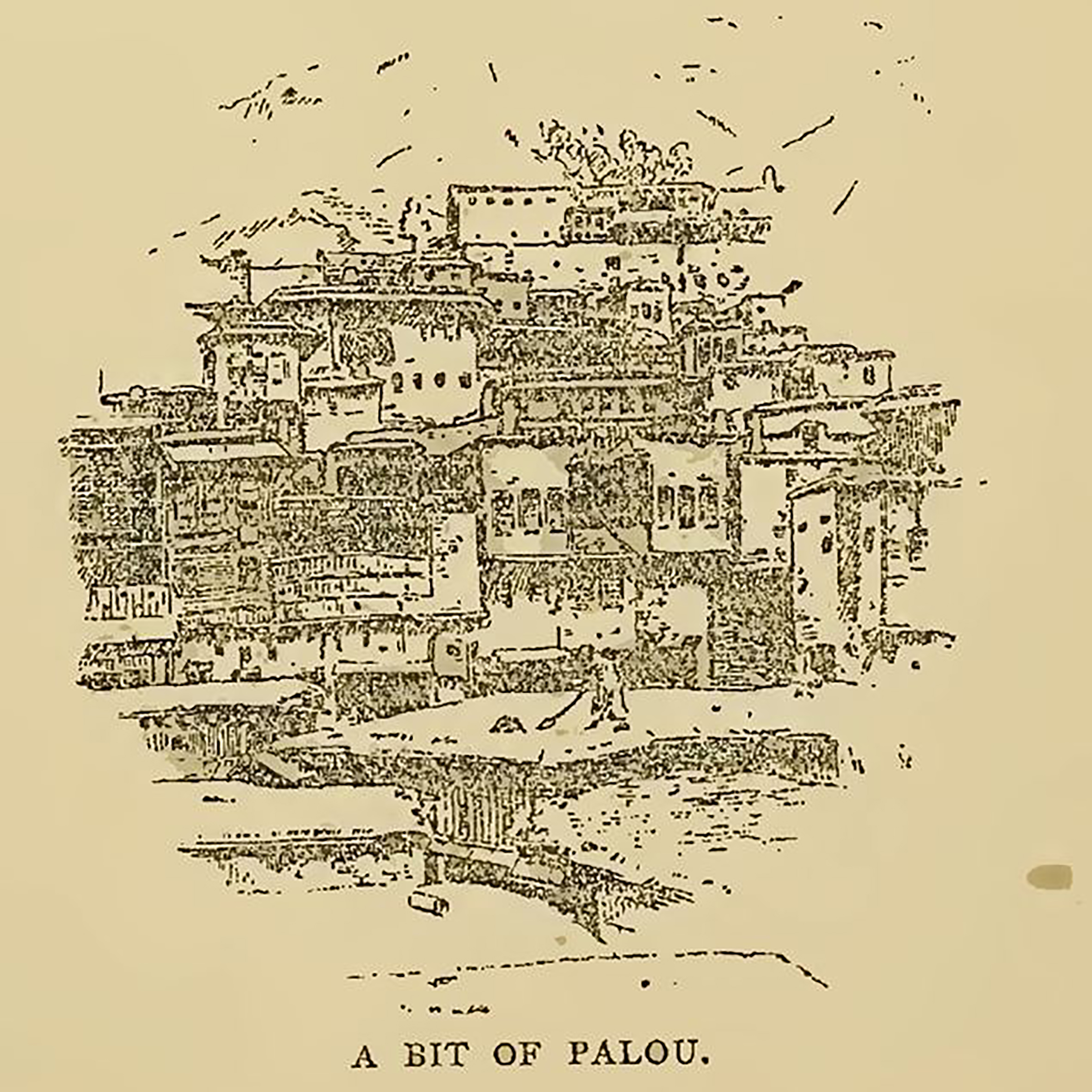 PALU - Palu kasabas?na ait bir &ccedil;izim&nbsp;
(Clara Barton, America&rsquo;s Relief Expedition to Asia Minor, 1896, s. 91)